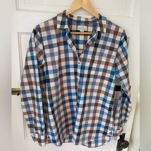 Madewell plaid button shirt